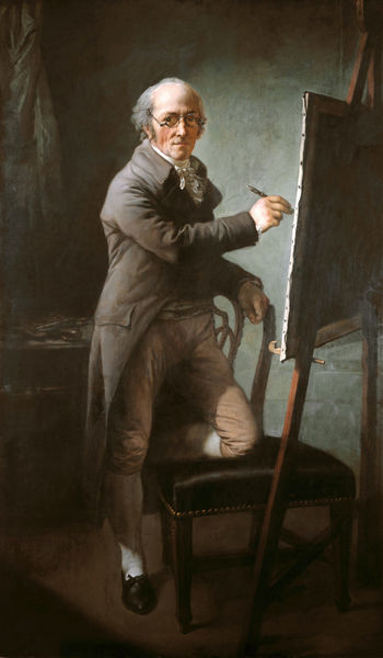 Selbstbildnis 1809 von Anton Graff