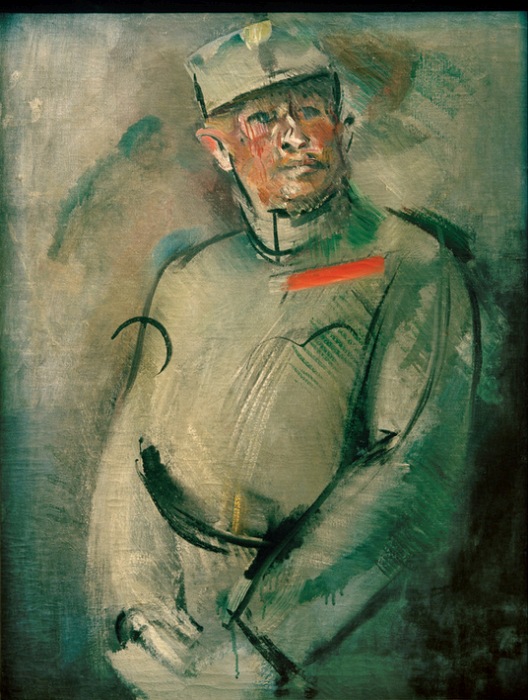 Portrait eines österreichischen Offiziers von Anton Kolig