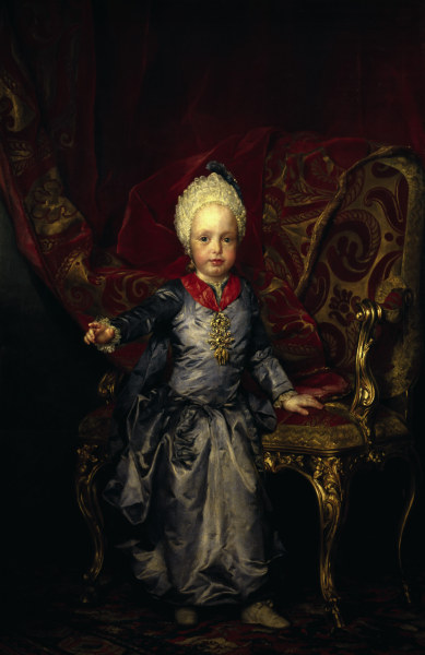 Kaiser Franz II. Kinderbildnis von Anton Raffael Mengs