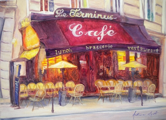Cafe le Terminus von Antonia  Myatt
