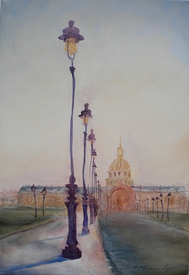 Lamp Post in front of Dome Church von Antonia  Myatt