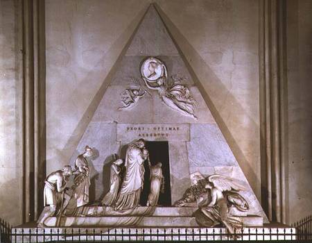 Tomb of the Archduchess Maria Christine Habsburg-Lothringen (1742-98), favourite daughter of Empress von Antonio  Canova