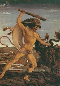 Herkules und die Hydra  Um 1460