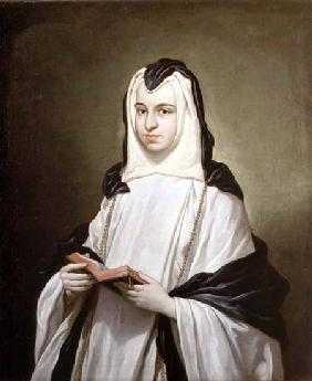 Portrait of a nun 1750