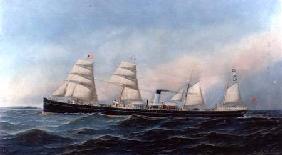 The Steam and Sail Ship `Lydian Monarch'