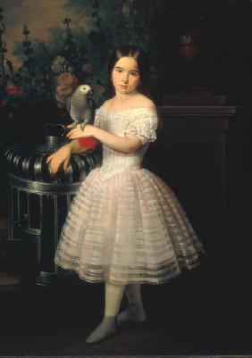 Bildnis der Rafaela Flores Calderón als Kind 1846