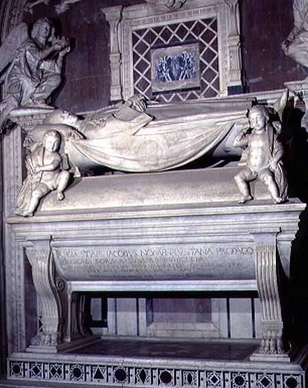 The Tomb of the Cardinal of Portugal, detail von Antonio Rossellino