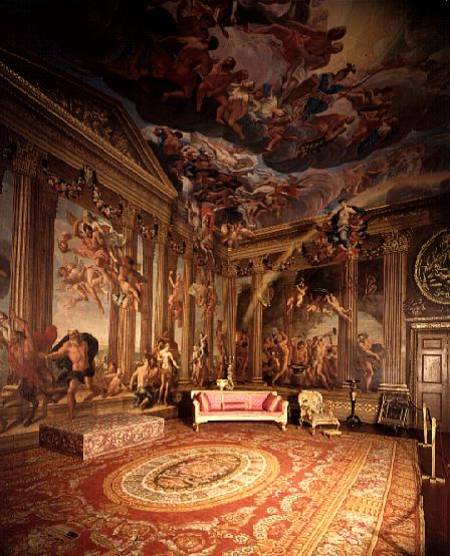 Olympian Gods, wall paintings in the Heaven Room von Antonio Verrio