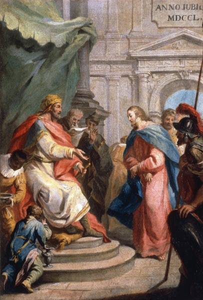 A.Zucchi, Christus vor Kaiphas von Antonio Zucchi