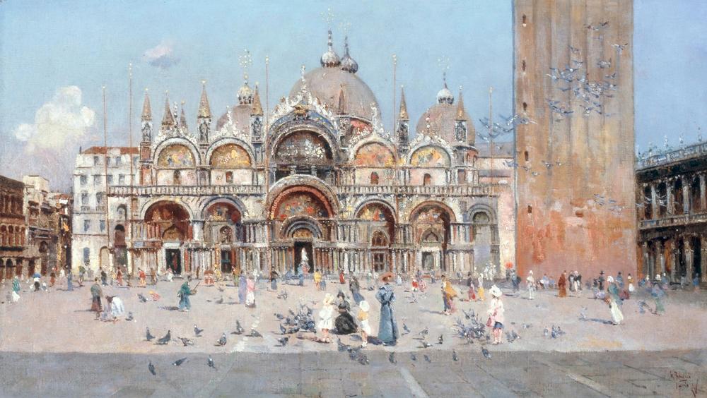 Piazza San Marco in Venedig von Antonio María De Reyna Manescau