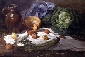 Still Life with Cabbages
