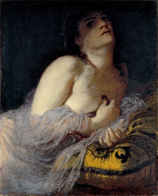 Die sterbende Kleopatra (erste Version) von Arnold Böcklin