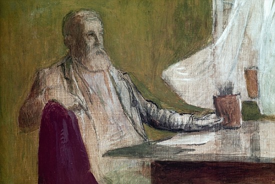 Self Portrait, 1893-95 von Arnold Böcklin