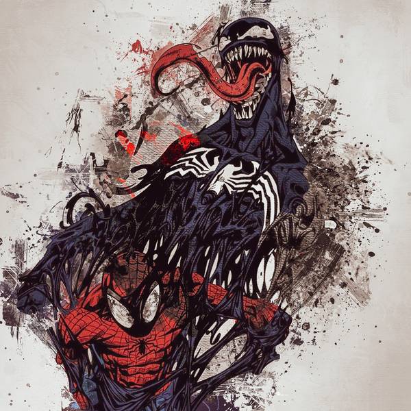Venom vs Spiderman von Benny Arte