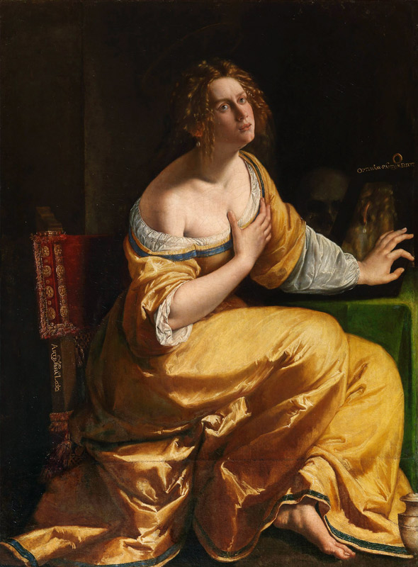 Self-Portrait as Mary Magdalene von Artemisia Gentileschi