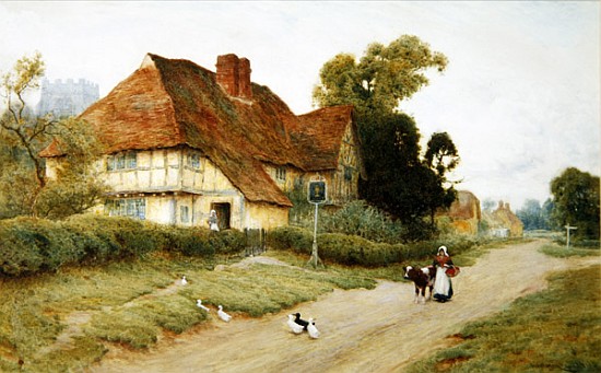 The Village Inn von Arthur Claude Strachan
