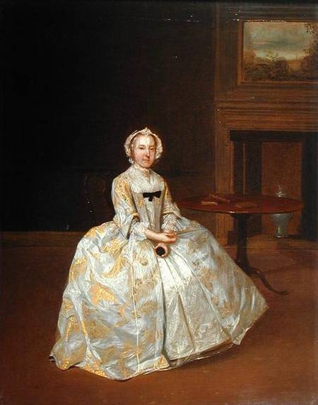 Portrait of Miss Elizabeth Hemyng von Arthur Devis