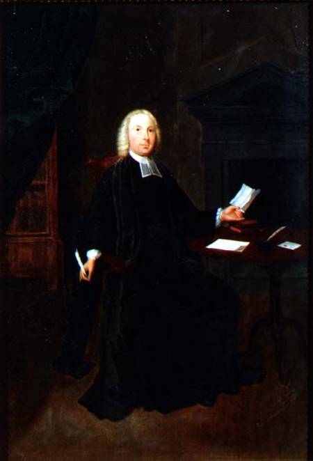 Portrait of the Rev. William Farington, Vicar of Leigh in Lancashire von Arthur Devis