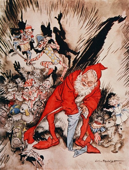 Christmas illustrations, from ''The Night Before Christmas'' by Clement C. Moore von Arthur Rackham