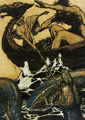 Illustration für "Die Edda"