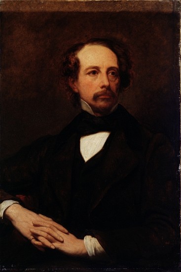 Portrait of Charles Dickens (1812-1870) 1855 von Ary Scheffer