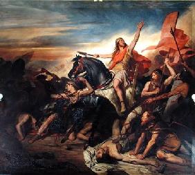 Battle of Tolbiac in AD 496 1837