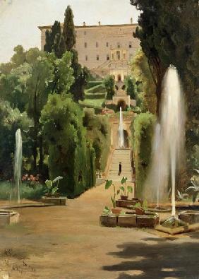 Villa D'Este, Tivoli 1869  pape