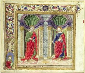 St. Andrew and St. James the Minor, 1502 (vellum) 1150-