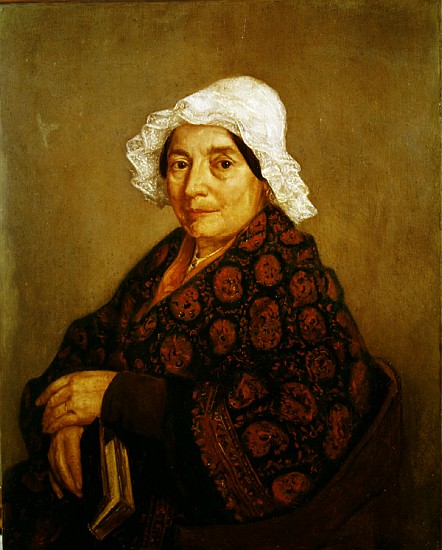 Portrait of a woman von (attr. to) Francisco Jose de Goya y Lucientes