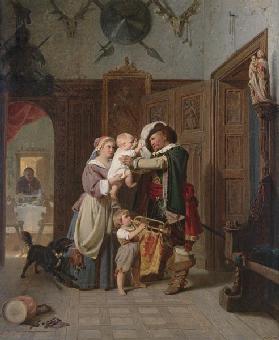The Cavalier's Return 1855