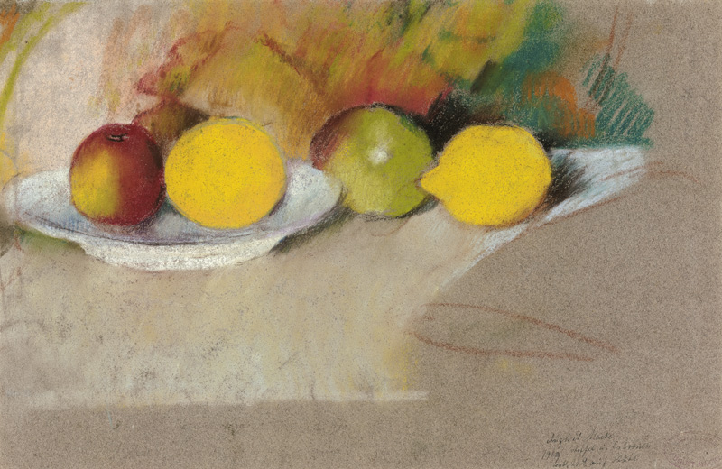 Äpfel und Zitronen von August Macke