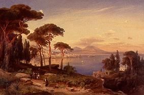 Die Bucht von Neapel von August Schaeffer