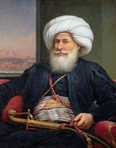 Mehemet Ali (1769-1849) Viceroy of Egypt von Auguste Couder