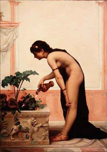 Watering the Garden von Auguste Raynaud