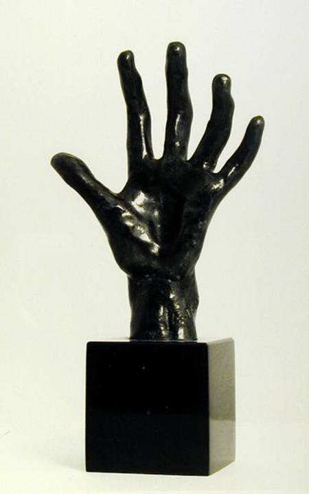 The Hand, cast by Georges Rudier, Paris von Auguste Rodin