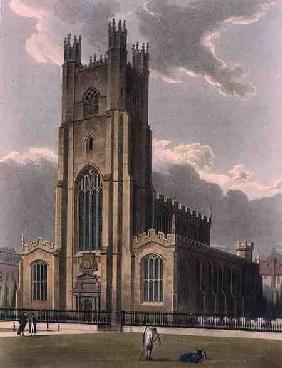 St. Mary's Church, Cambridge, from 'The History of Cambridge', engraved by Daniel Havell (1785-1826) 1815 our