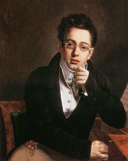 Portrait of Franz Schubert (1797-1828), Austrian composer, aged 17 c.1814