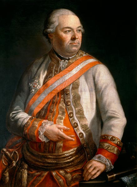 Count Andreas Hadik von Futak (1710-90) Commander of the Austrian Army in the campaign against Turke von Austrian School