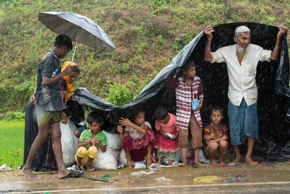 Rohingya-Flüchtlingskrise von Azim Khan Ronnie
