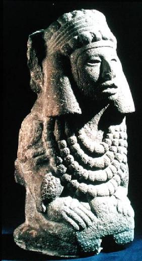 The Goddess Chalchihuitlicue, found in the Valley of Mexico 1300-1500