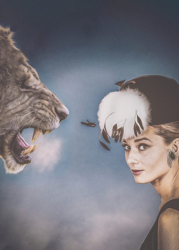 Audrey und der Löwe von Baard Martinussen