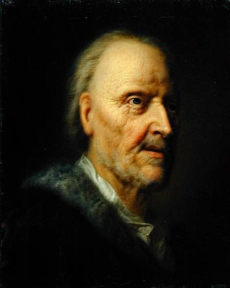 Portrait of an Old Man von Balthasar Denner