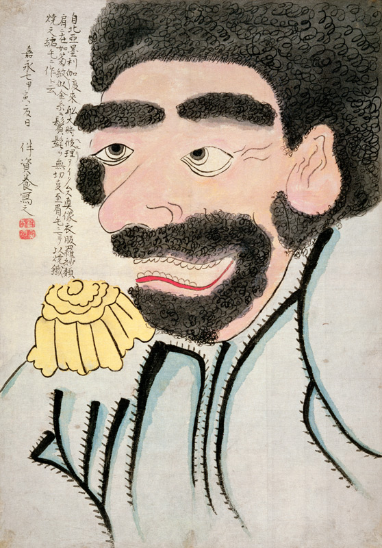 Portrait of Perry von Ban Sukeyoshi