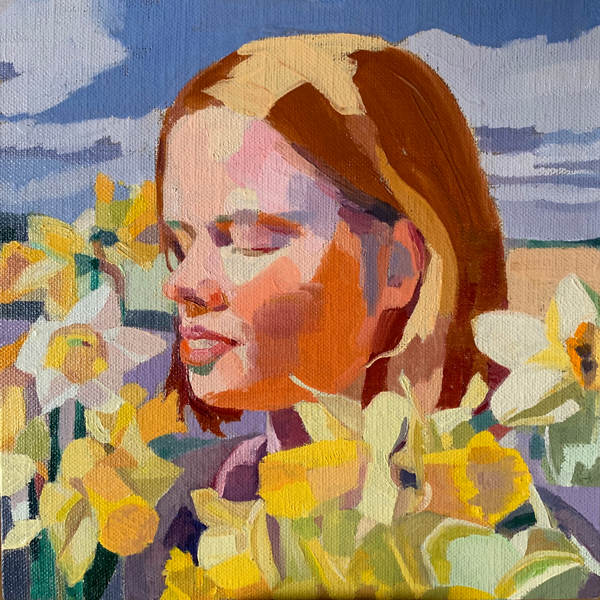 Dreaming of sunflowers von Barbara Hoogeweegen