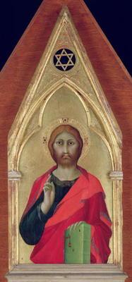 Christ Blessing, c.1325 (oil on panel) 19th
