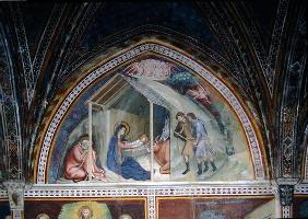 The Birth of Christ, from a series of Scenes of the New Testament (fresco) 1661