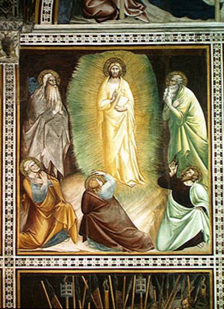 Transfiguration of Christ, from a series of Scenes of the New Testament von Barna  da Siena