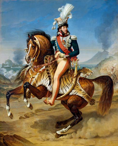 Reiterporträt von Joachim Murat (1767-1815) von Baron Antoine Jean Gros