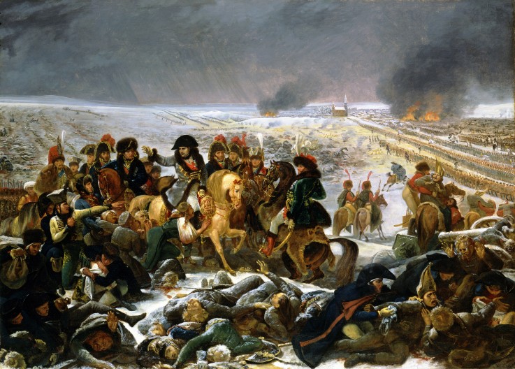 Napoleon auf dem Schlachtfeld von Preußisch Eylau von Baron Antoine Jean Gros