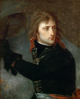 Napoleon Bonaparte auf der Brücke von Arcole 1796